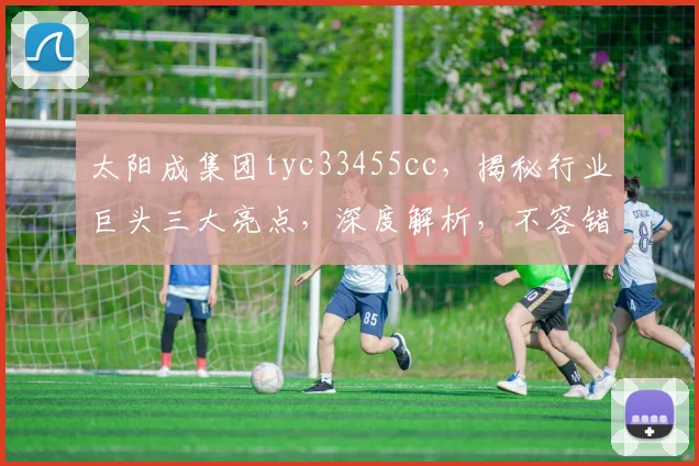 太阳成集团tyc33455cc，揭秘行业巨头三大亮点，深度解析，不容错过